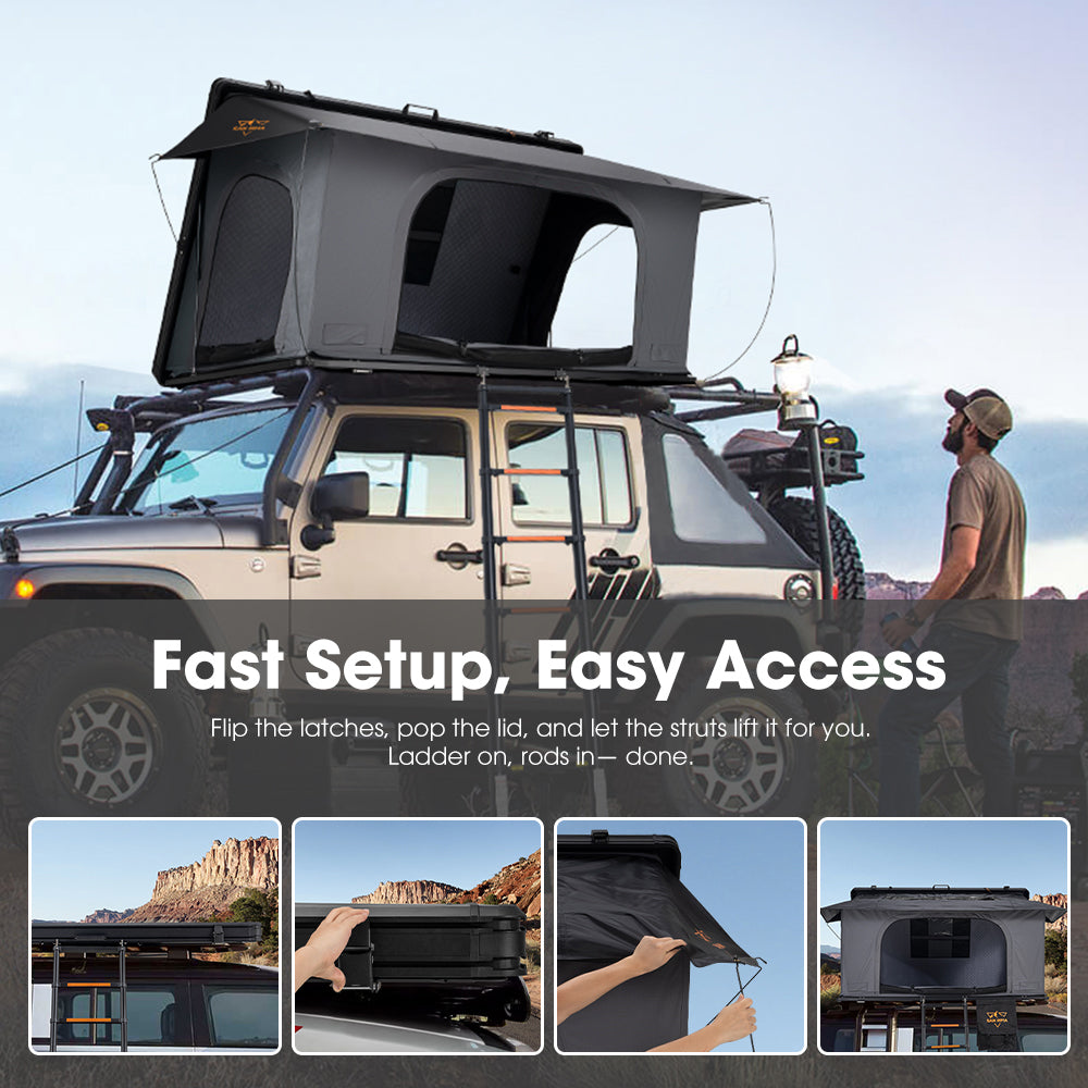 LCM Hardshell Rooftop Tent - Oasis Edition